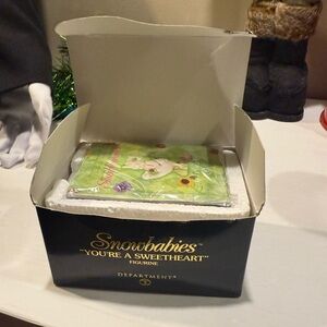 Retired Department 56 Snow Babies You’re a Sweetheart Porcelain Figurine New